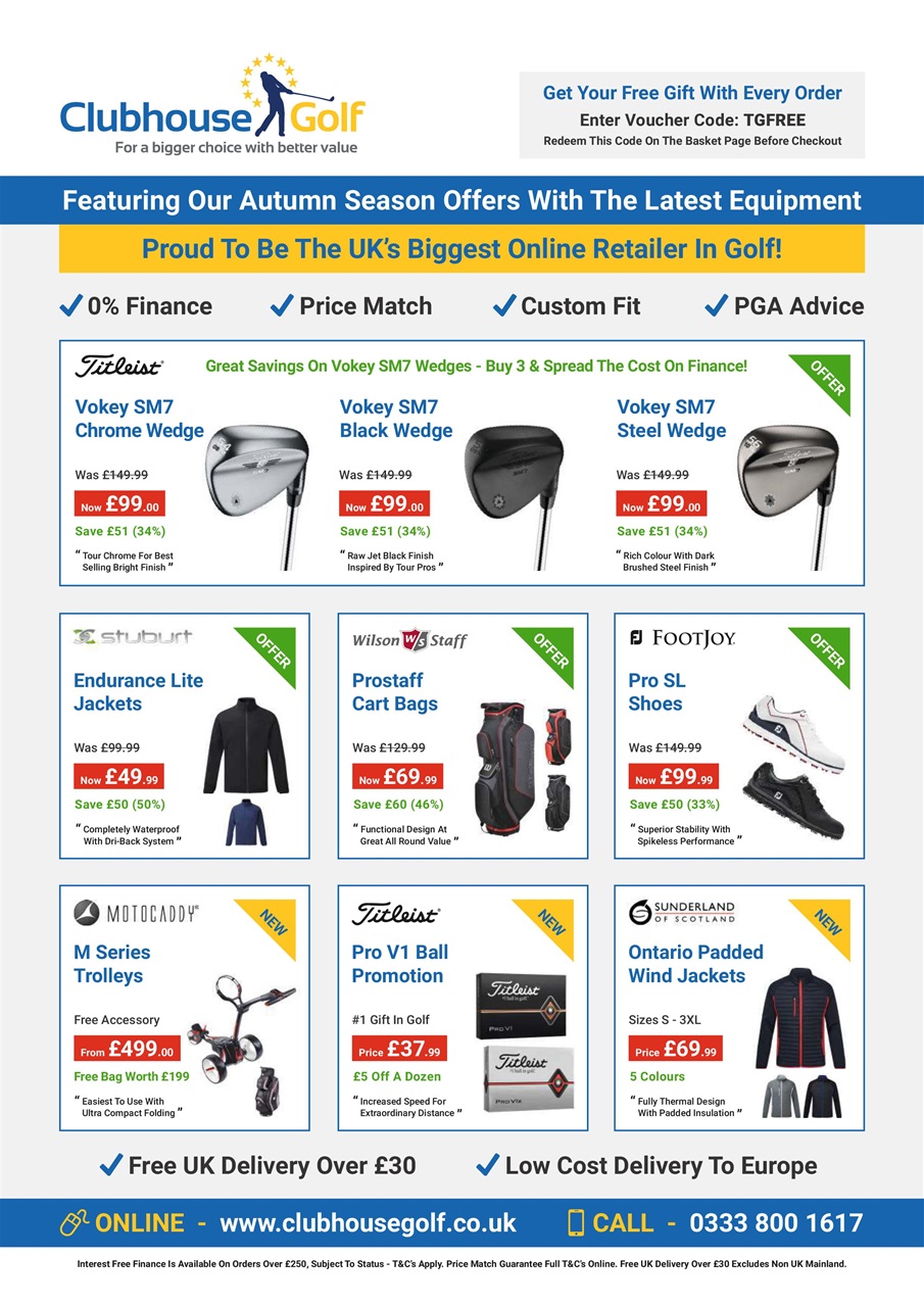 Today's Golfer Preview Pages