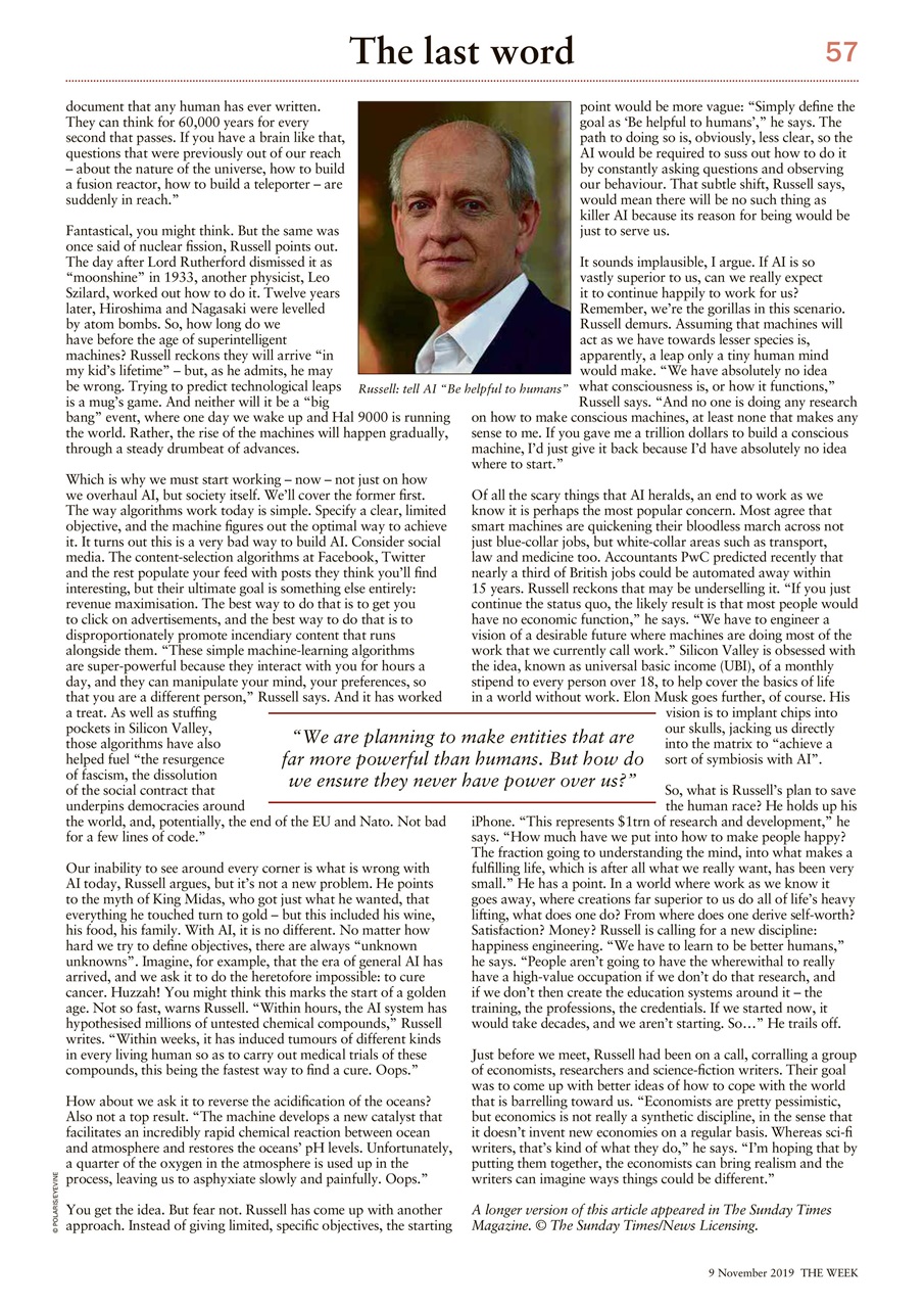 The Week Preview Pages