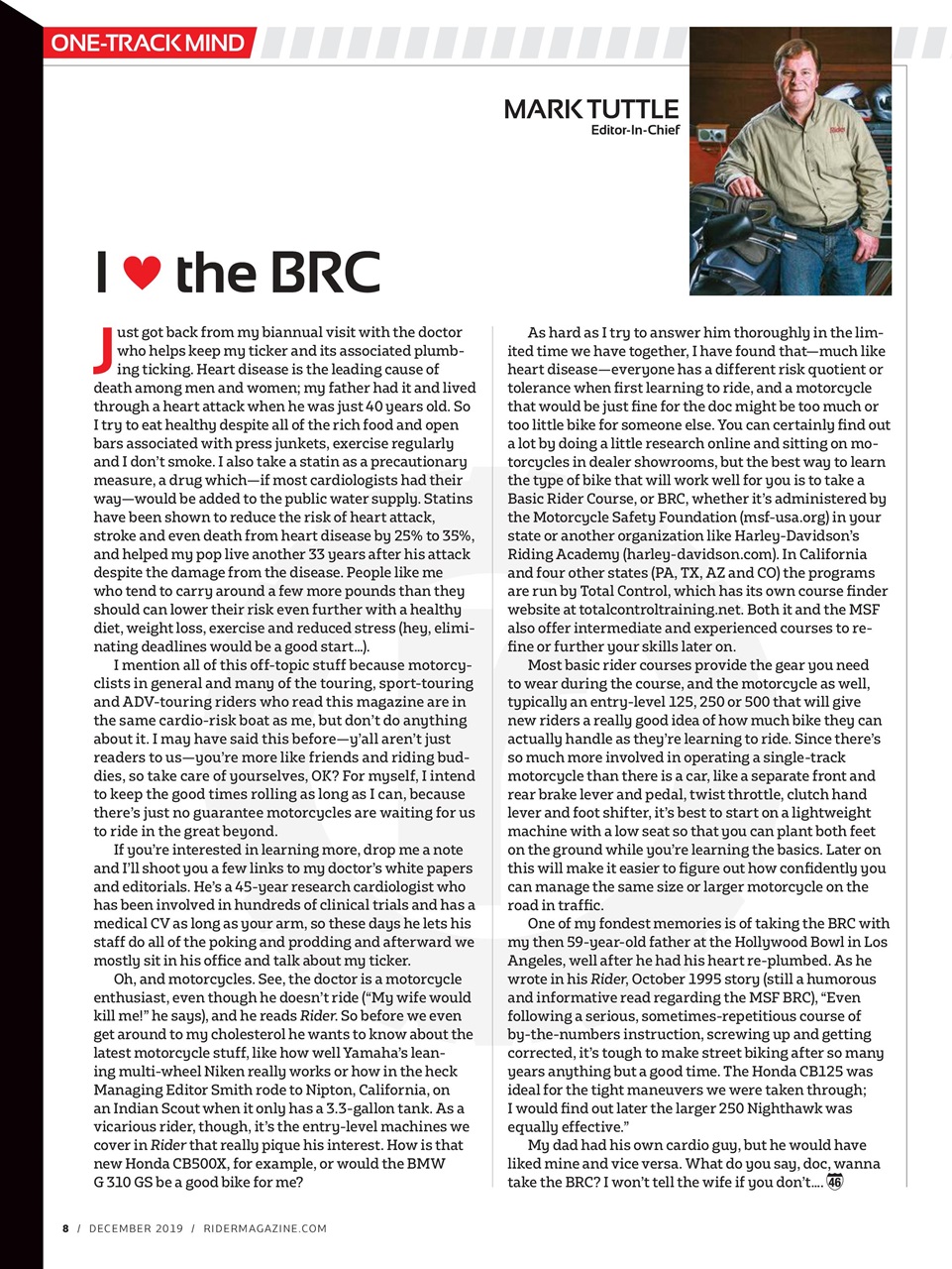 Rider Magazine Preview Pages