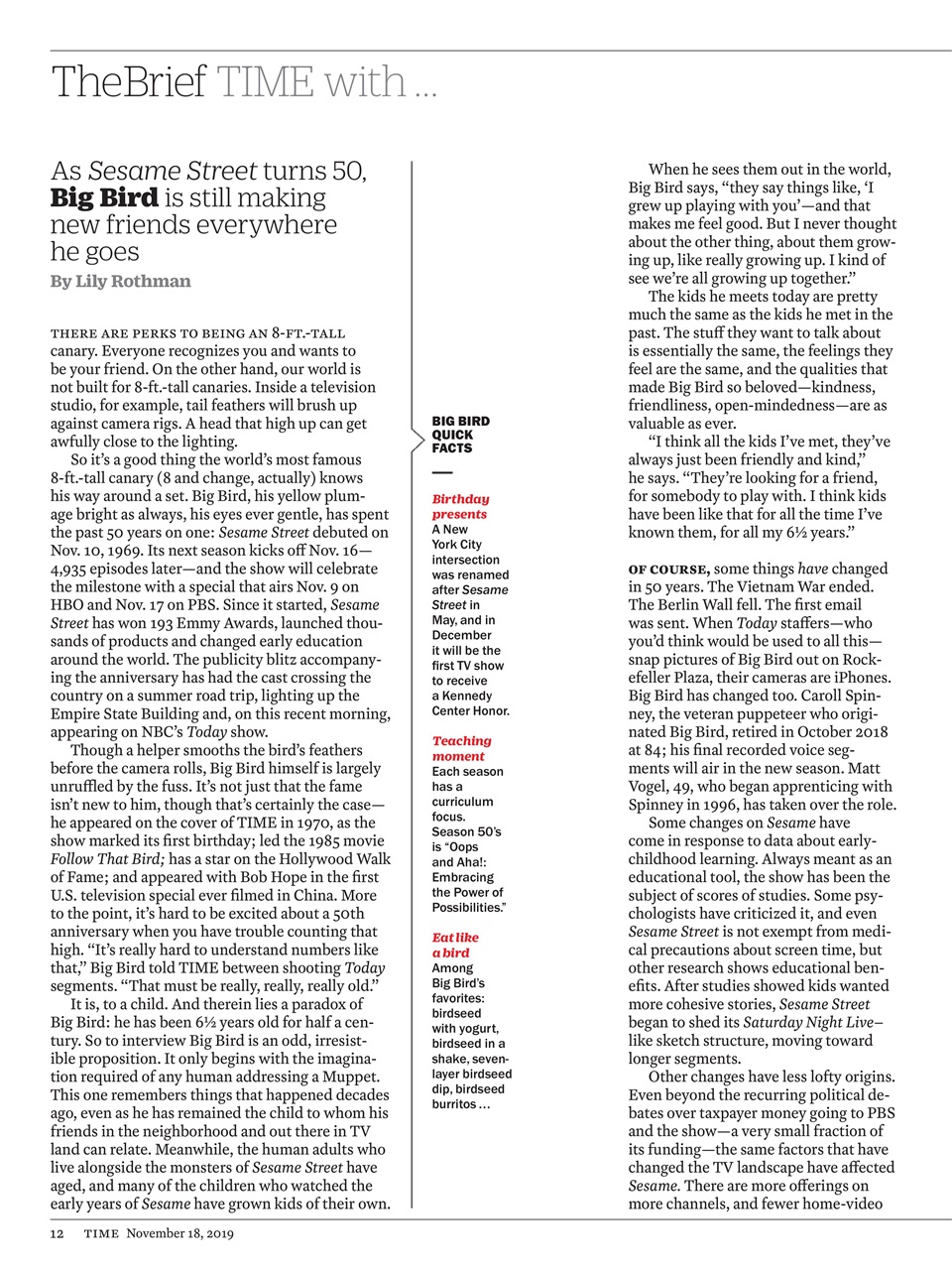 TIME Magazine Europe Preview Pages