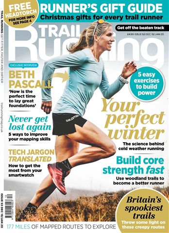Trail Running issue Dec 2019/Jan 2020