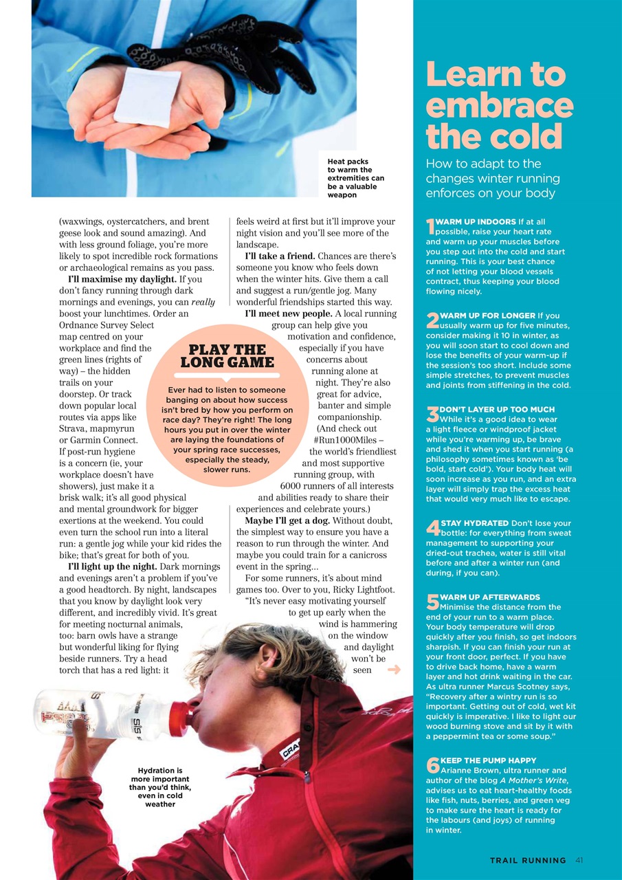 Trail Running Preview Pages