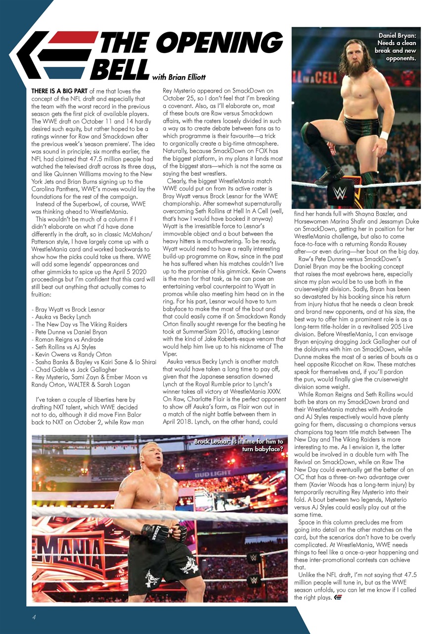 Wrestletalk Magazine Preview Pages