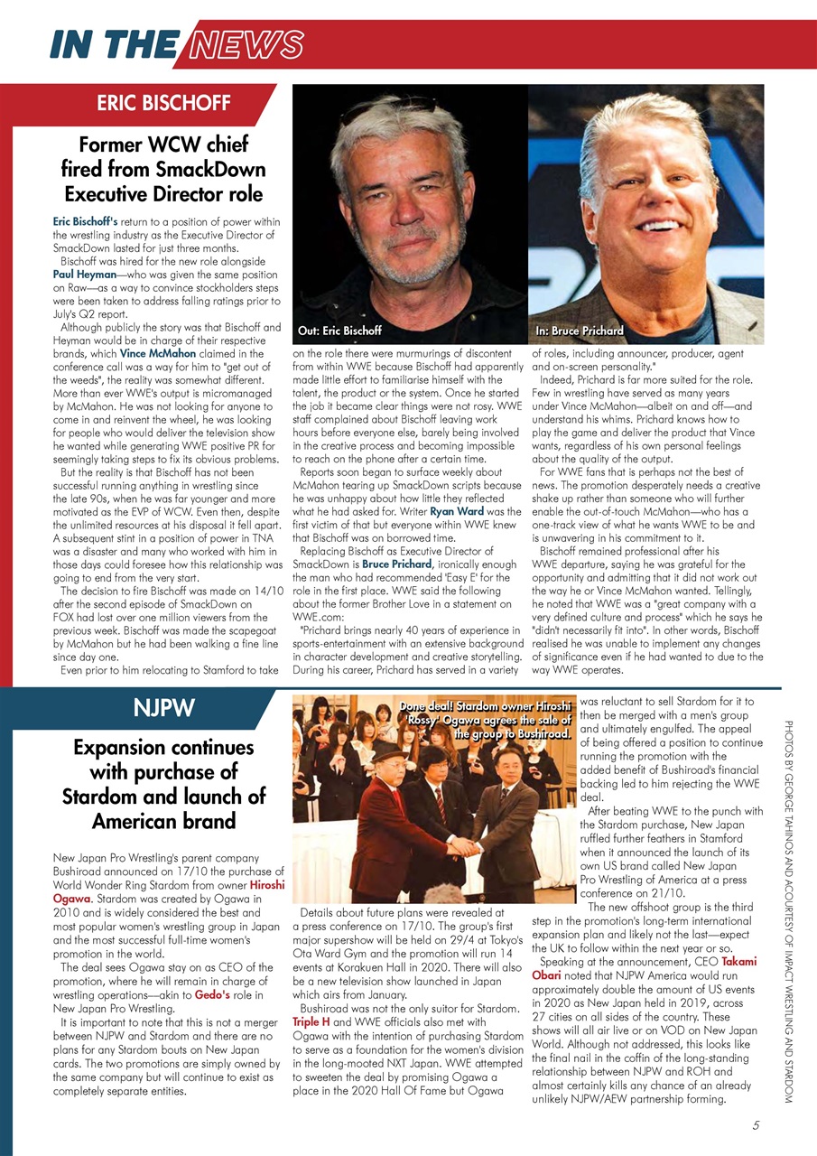 Wrestletalk Magazine Preview Pages