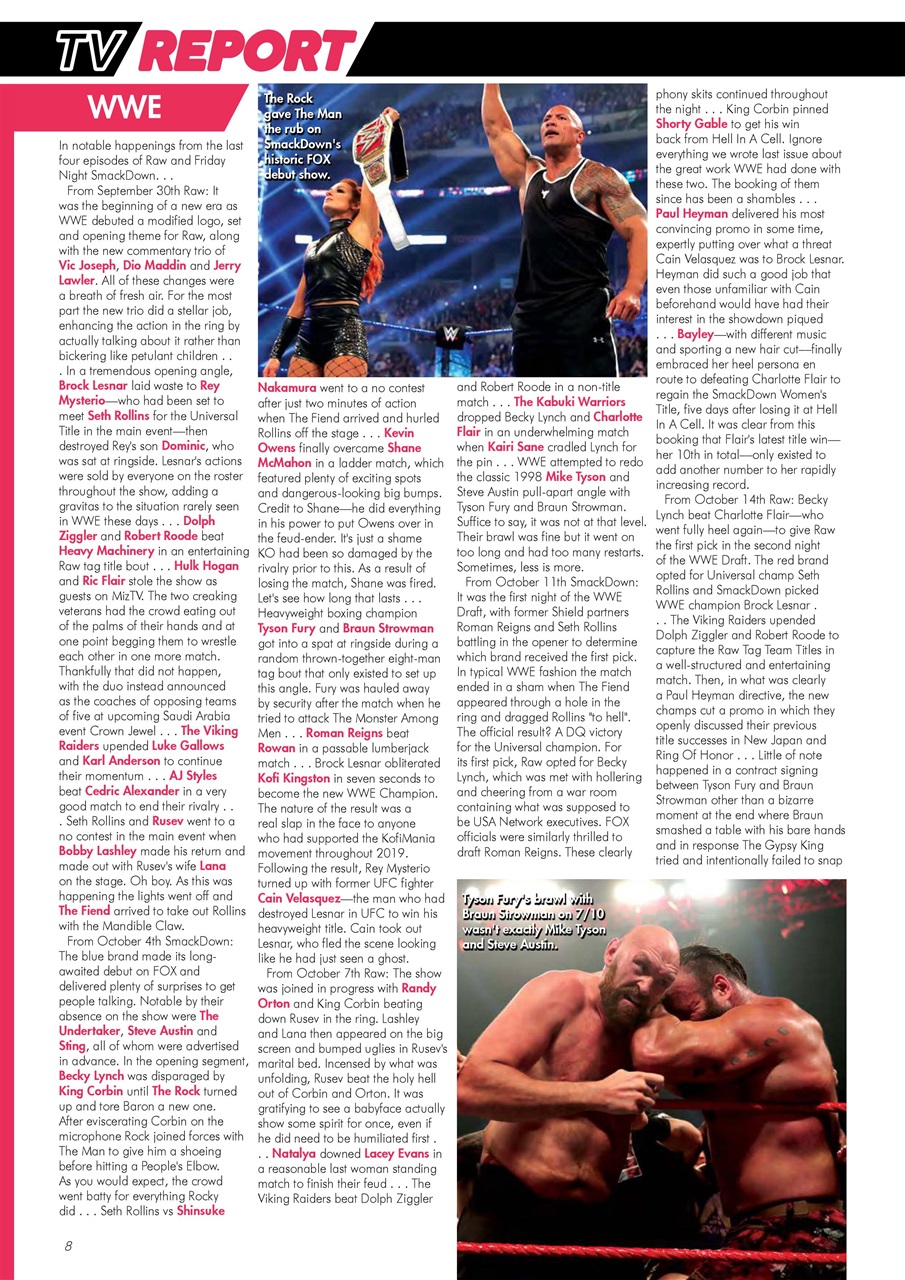Wrestletalk Magazine Preview Pages