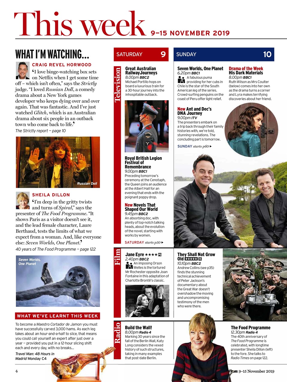 Radio Times Preview Pages