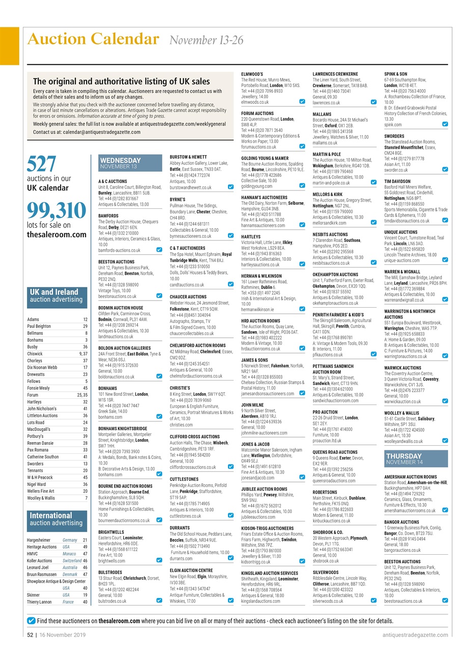 Antiques Trade Gazette Preview Pages