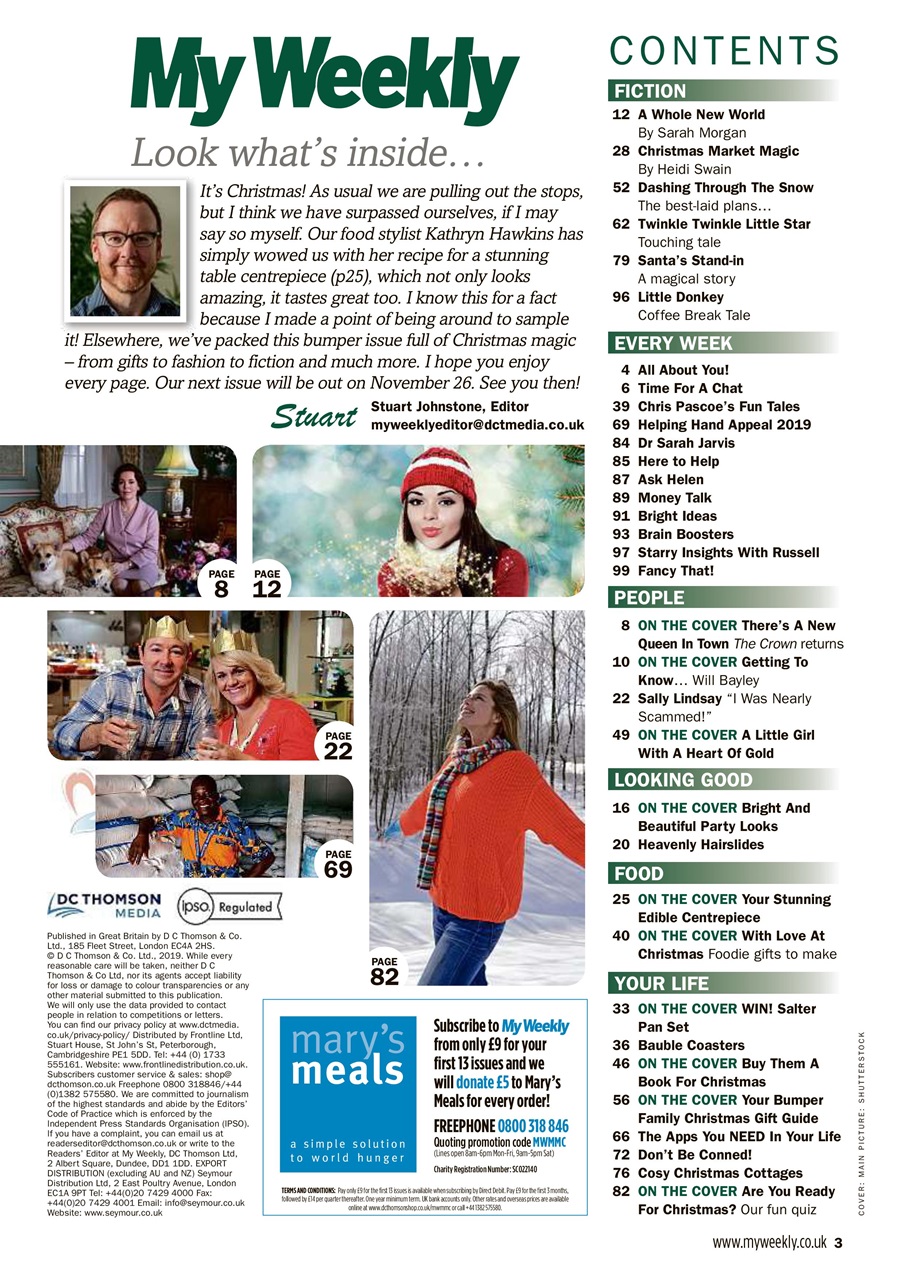 My Weekly Preview Pages