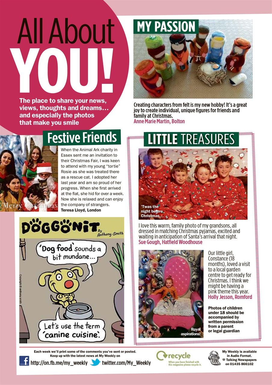 My Weekly Preview Pages