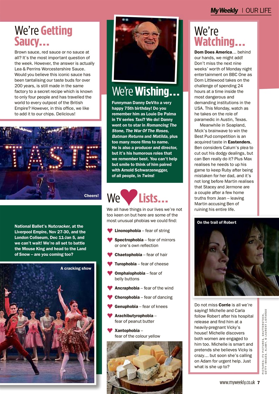 My Weekly Preview Pages