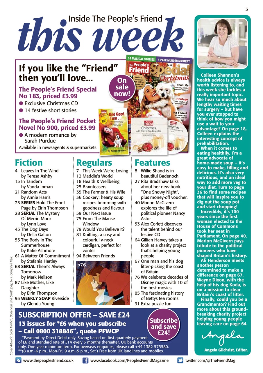 The People’s Friend Preview Pages