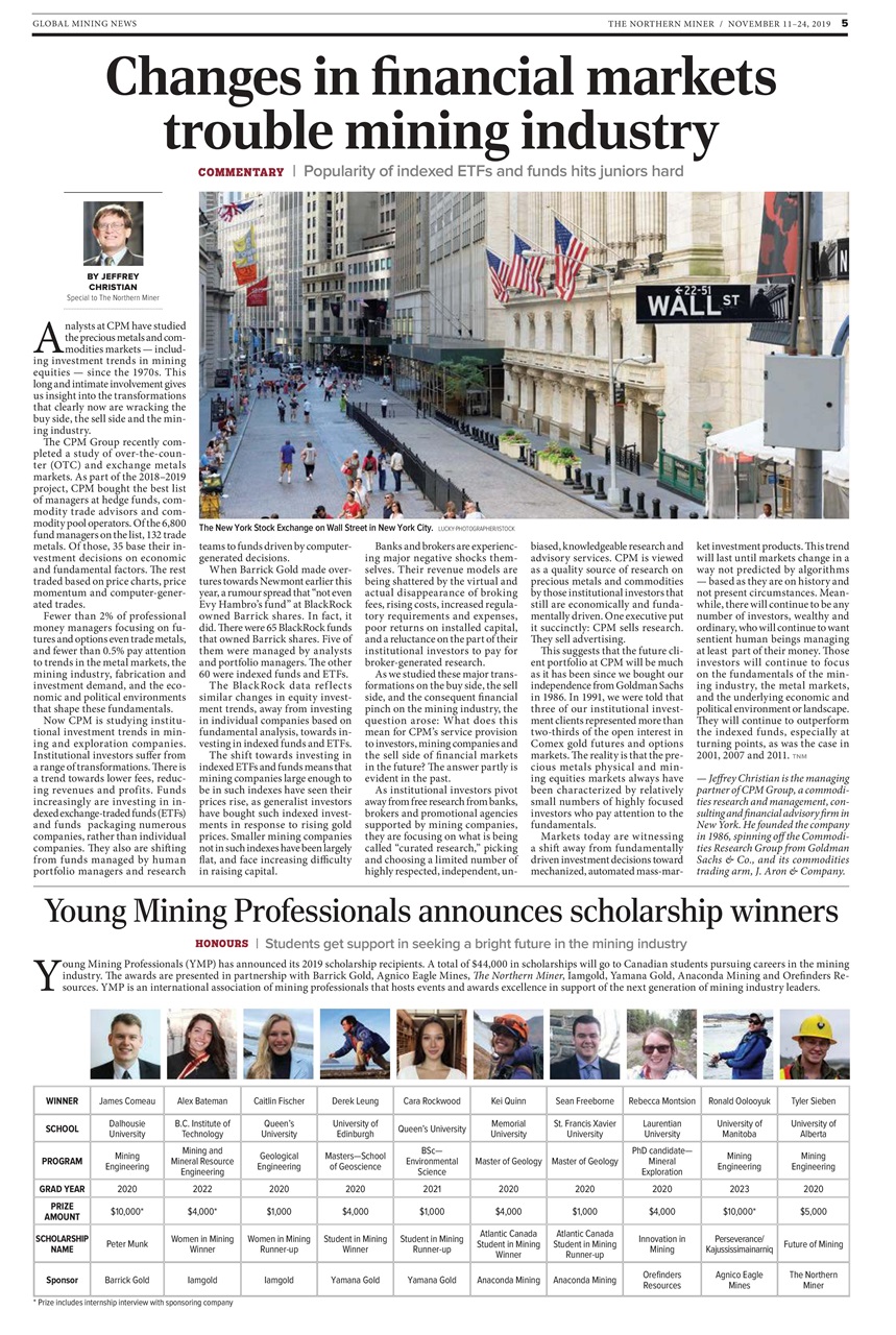 The Northern Miner Preview Pages