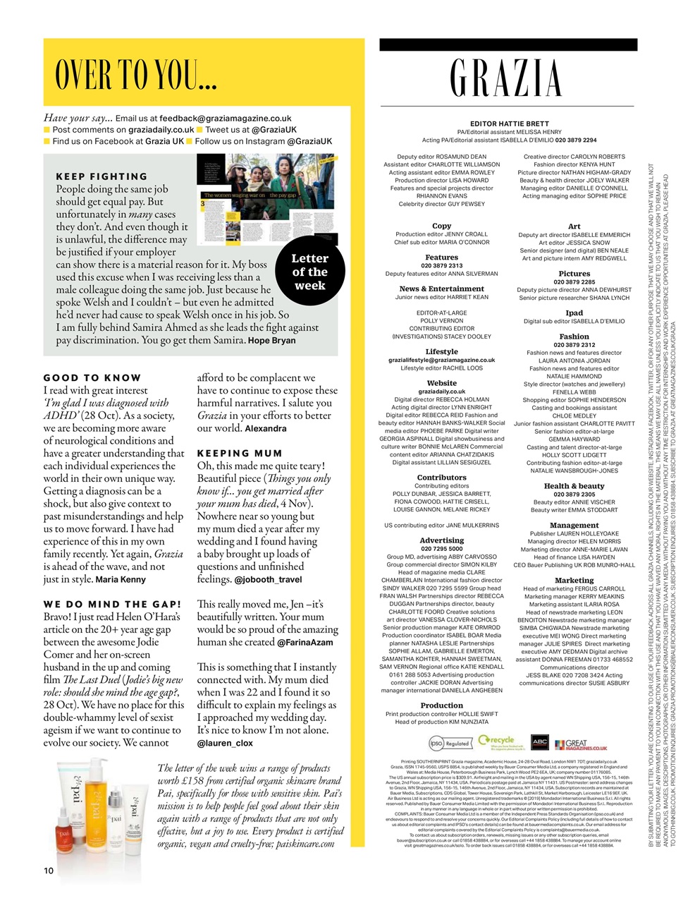 Grazia Preview Pages