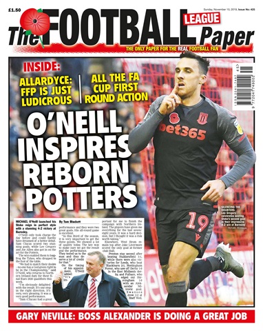 The Football League Paper issue 10th November 2019