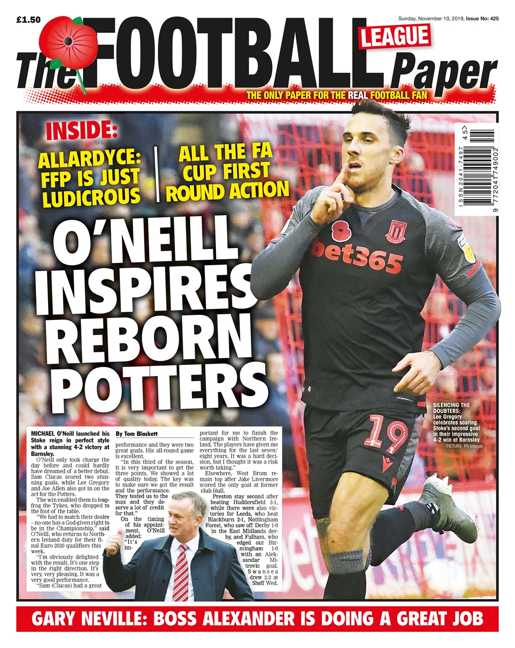 The Football League Paper Preview Pages