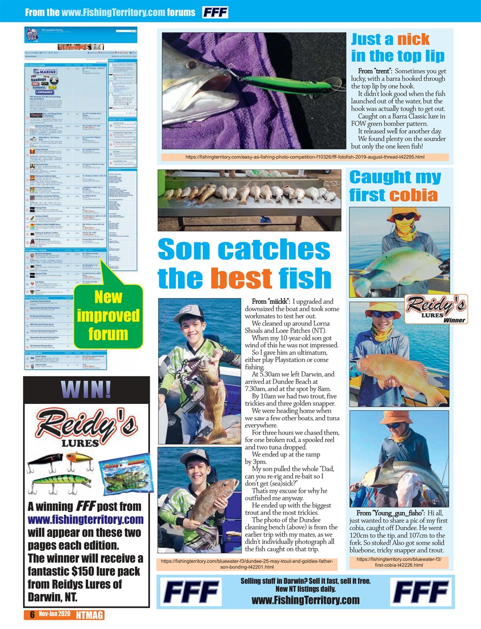 North Australian Fishing and Outdoors Magazine Preview Pages