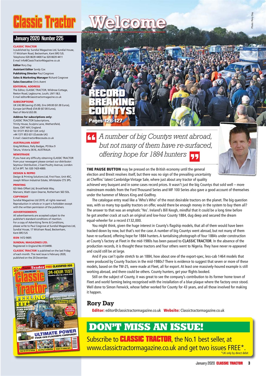 Classic Tractor Preview Pages