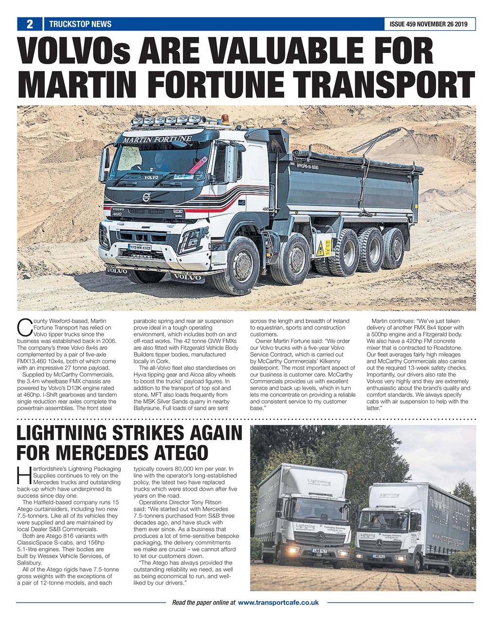 Truckstop News Preview Pages