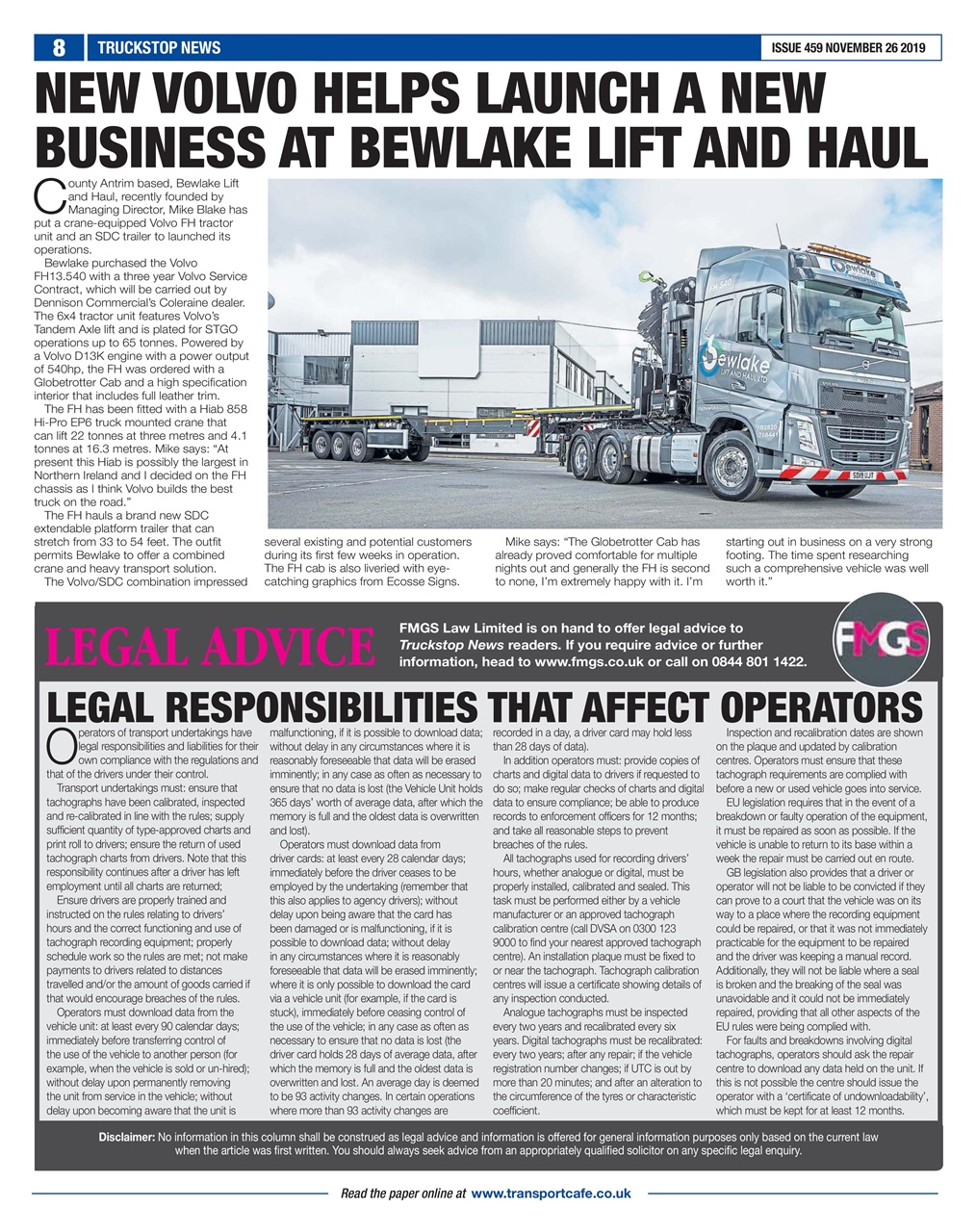 Truckstop News Preview Pages