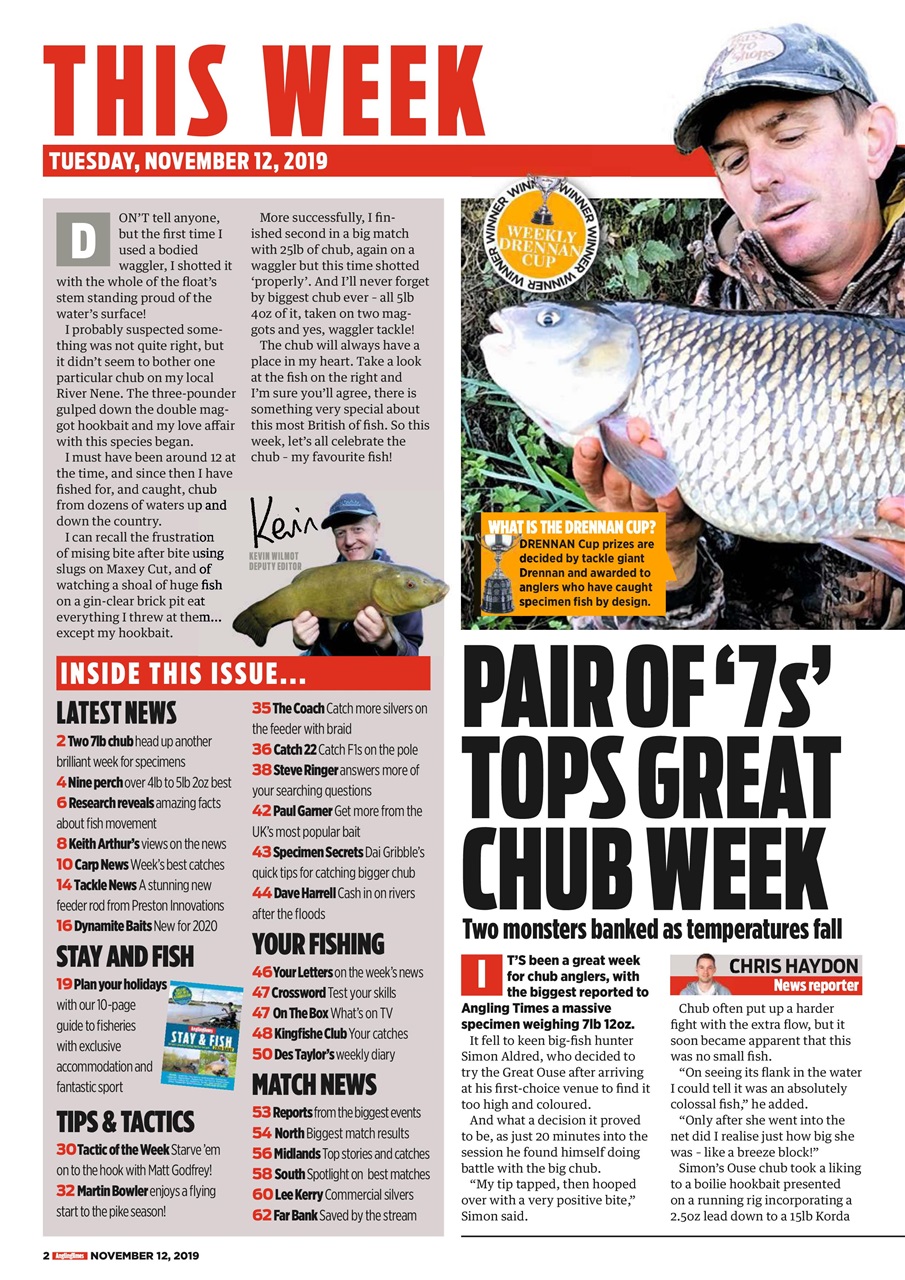 Angling Times Preview Pages