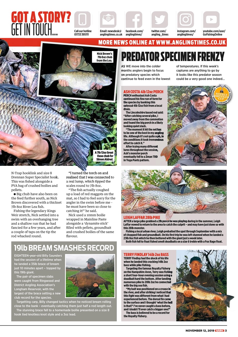 Angling Times Preview Pages