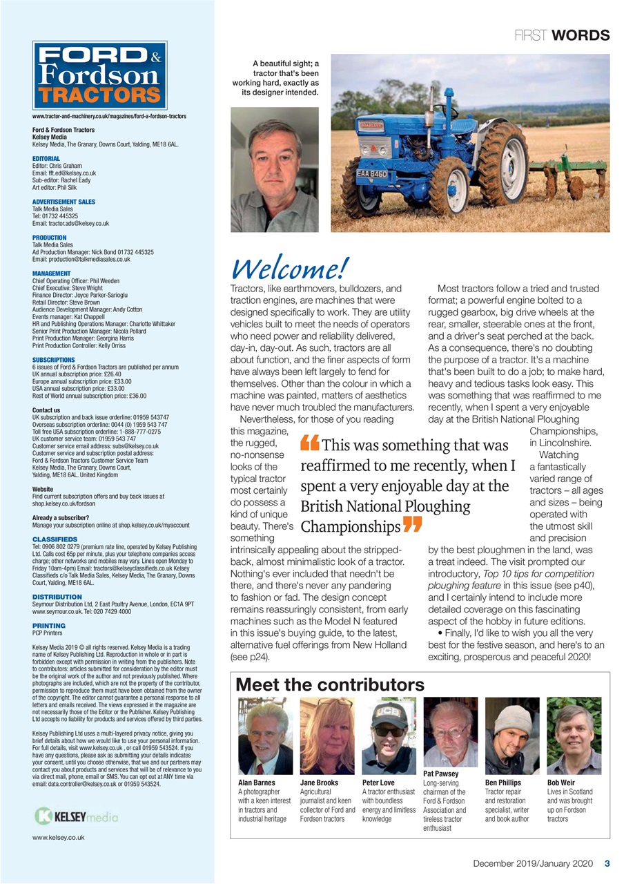 Ford & Fordson Preview Pages
