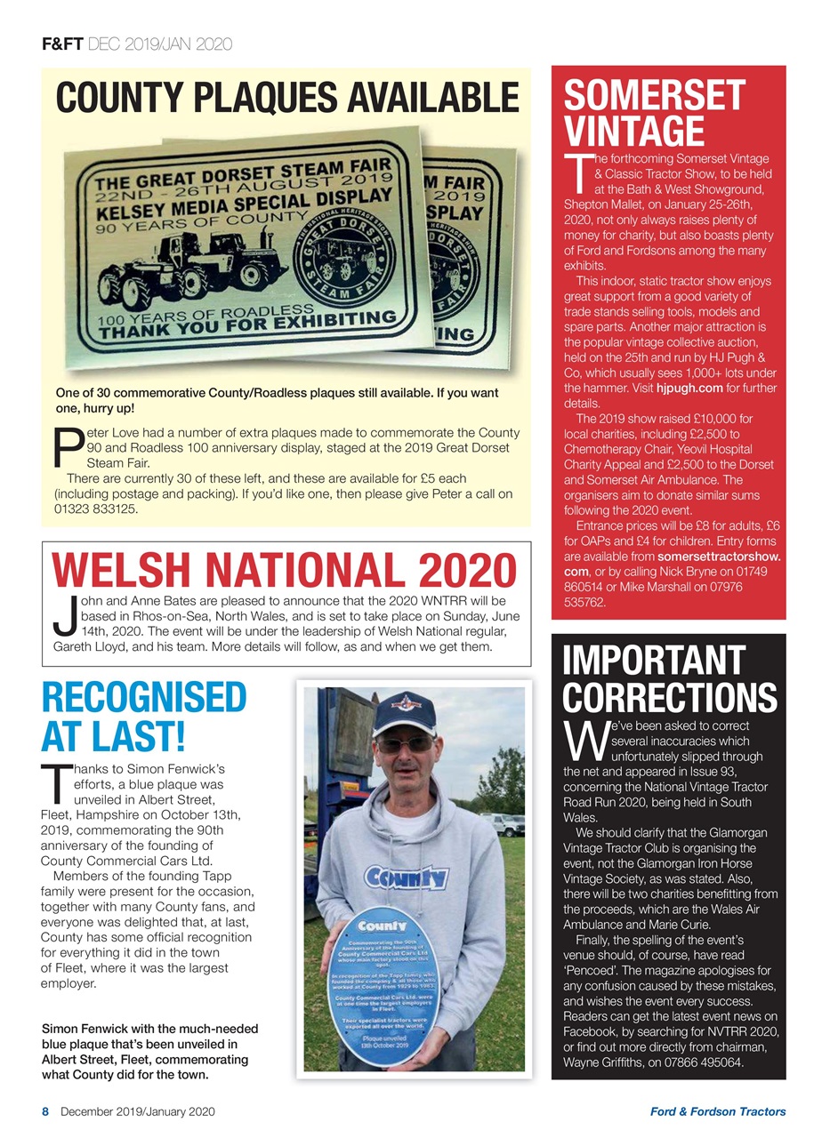 Ford & Fordson Preview Pages