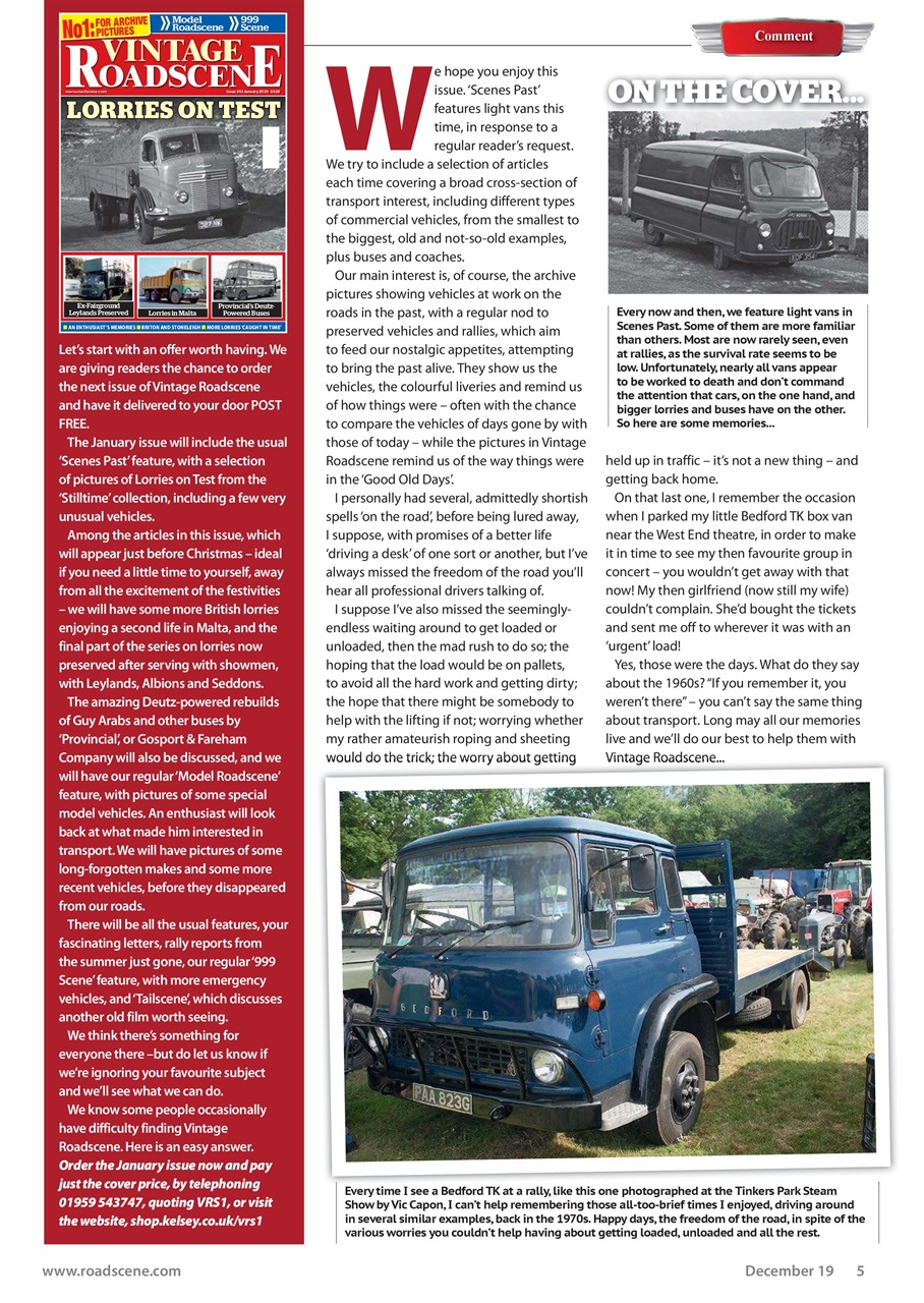 Vintage Roadscene Preview Pages