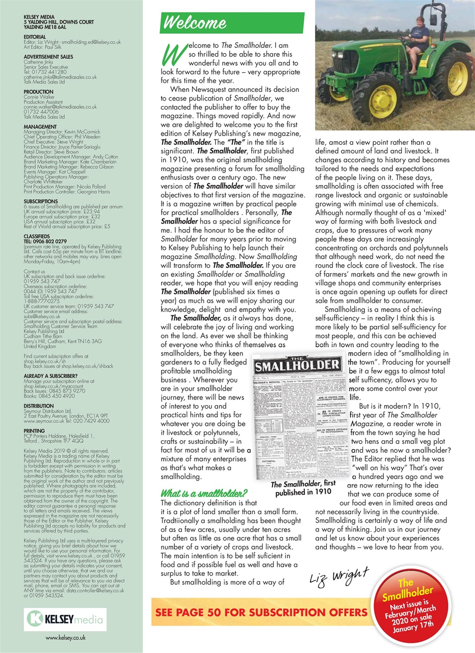 The Smallholder Preview Pages