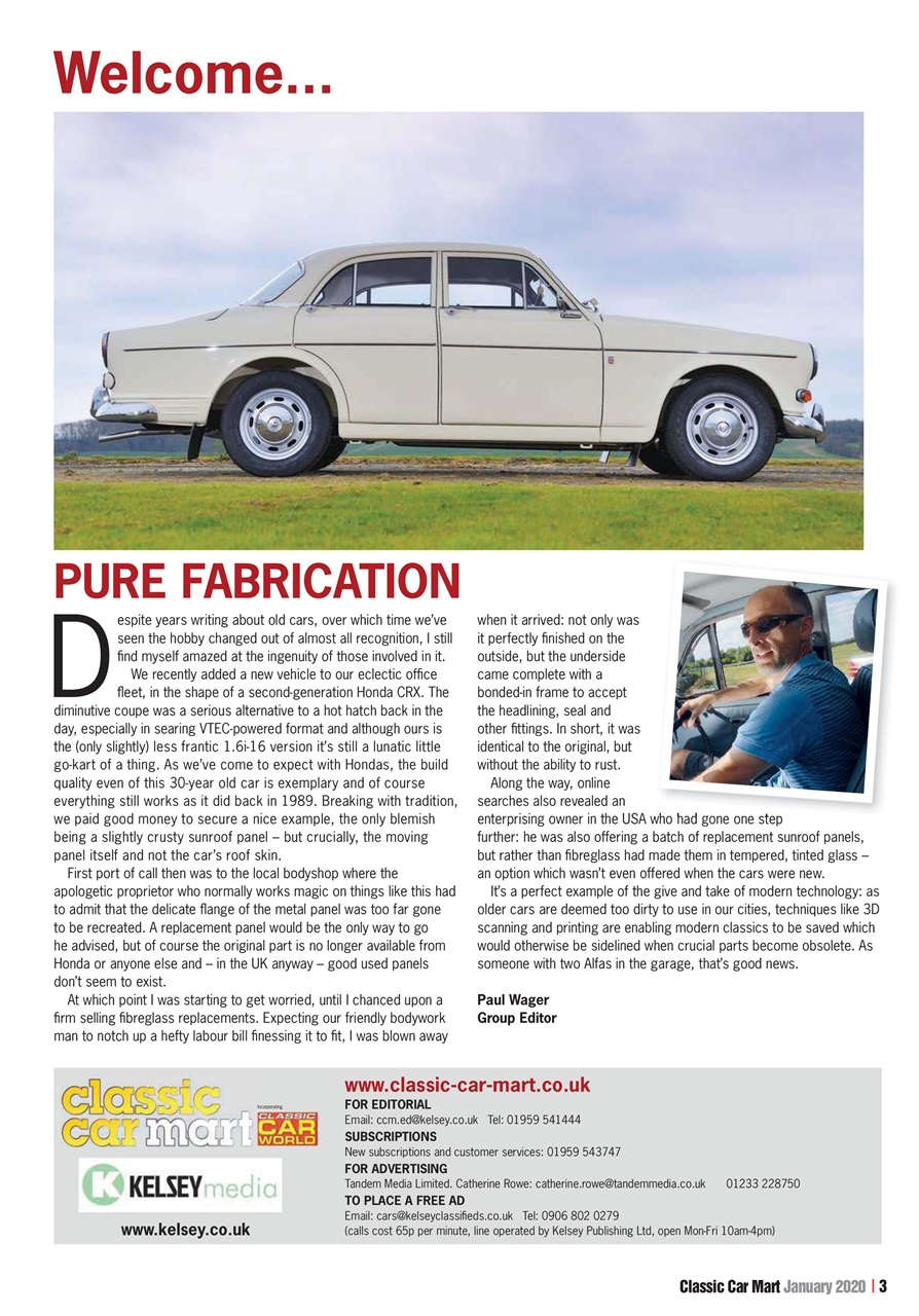 Classic Car Mart Preview Pages