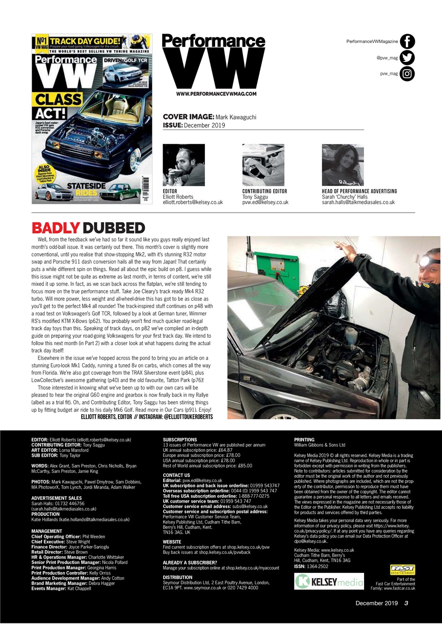 Performance VW Preview Pages