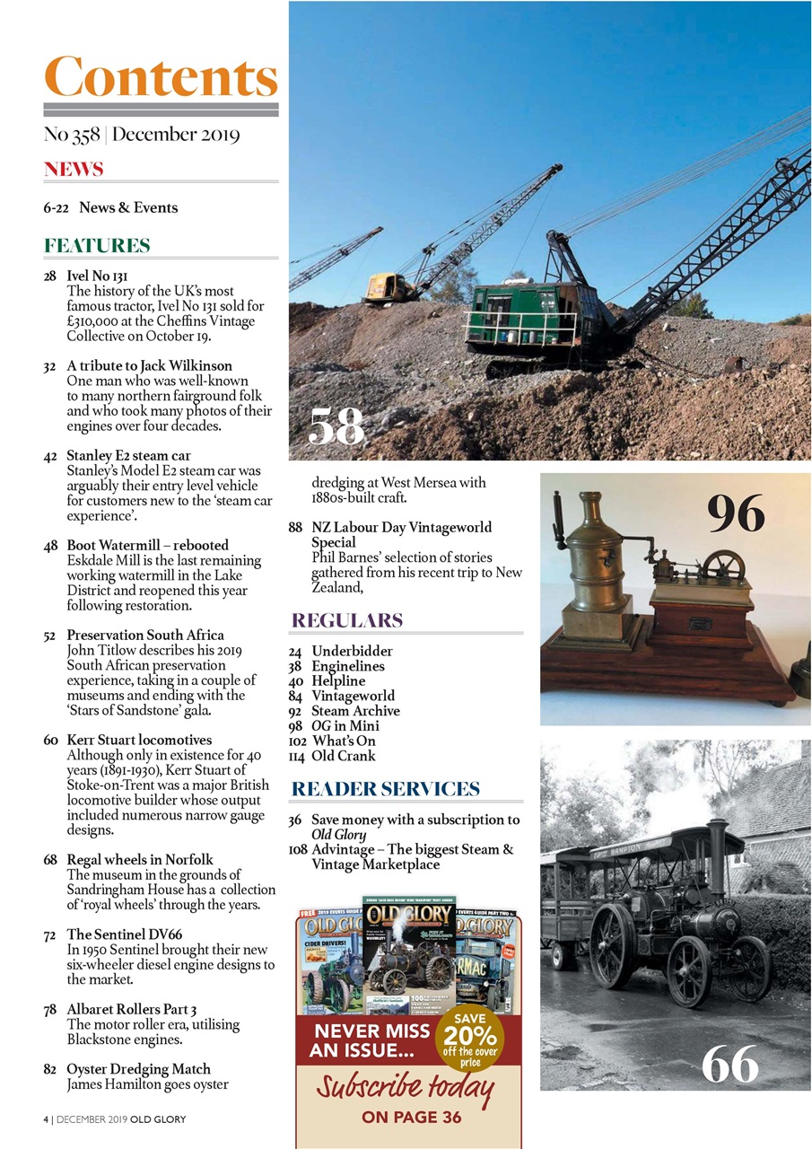 Old Glory Magazine Preview Pages