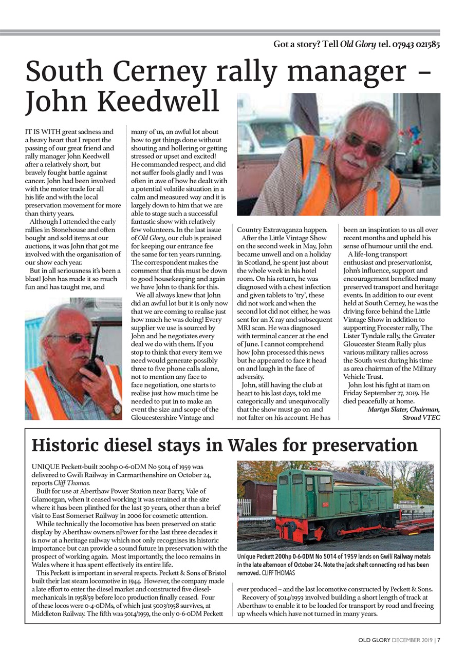 Old Glory Magazine Preview Pages