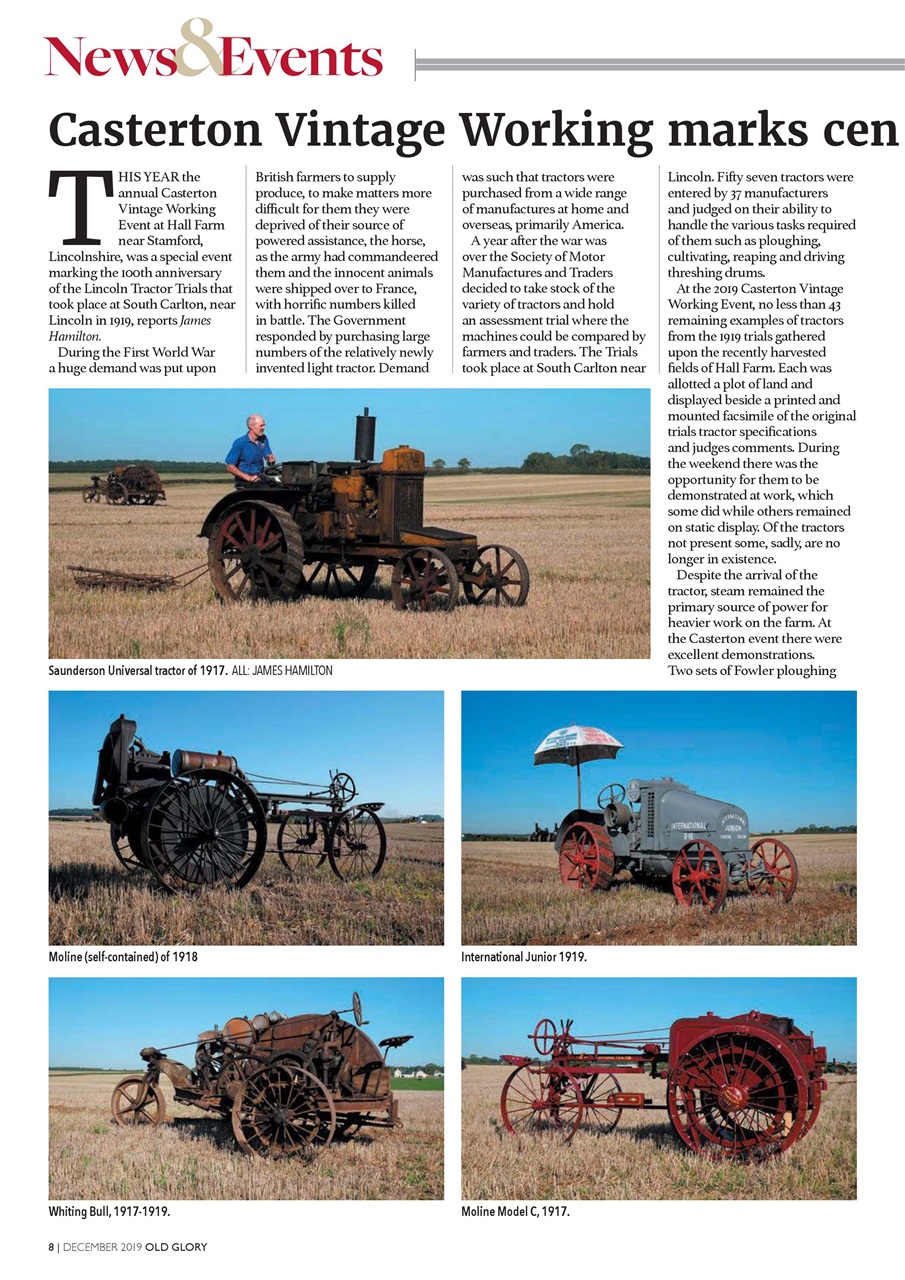 Old Glory Magazine Preview Pages