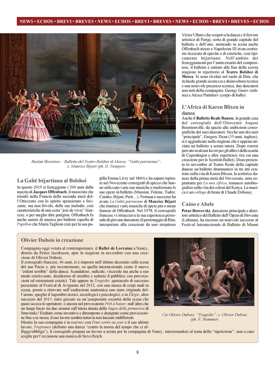 BALLET2000 Edizione Italia Preview Pages