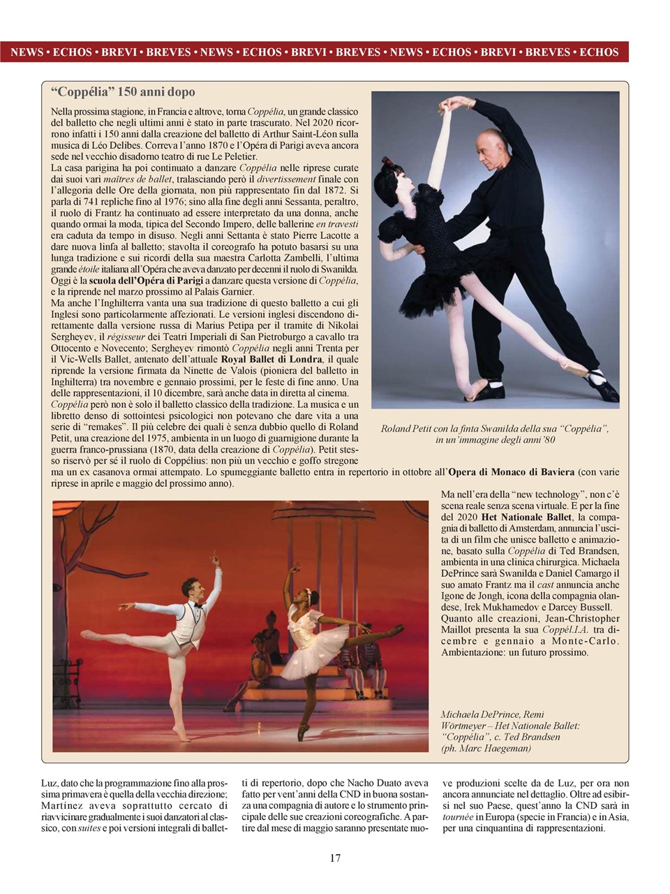 BALLET2000 Edizione Italia Preview Pages
