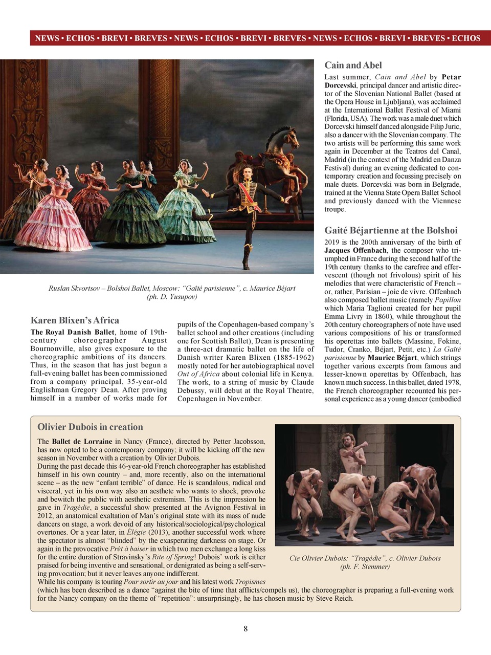 BALLET2000 English Edition Preview Pages
