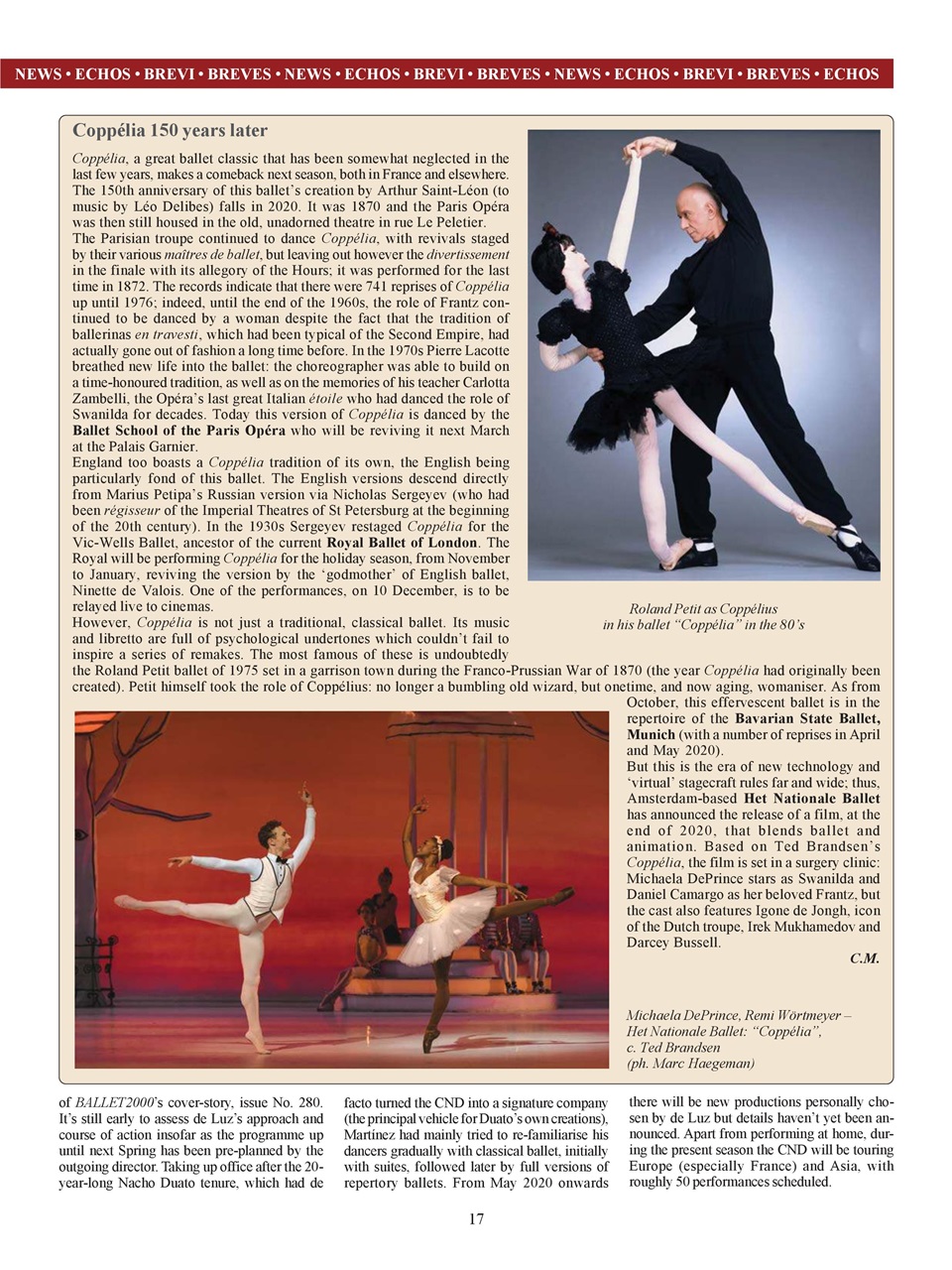 BALLET2000 English Edition Preview Pages