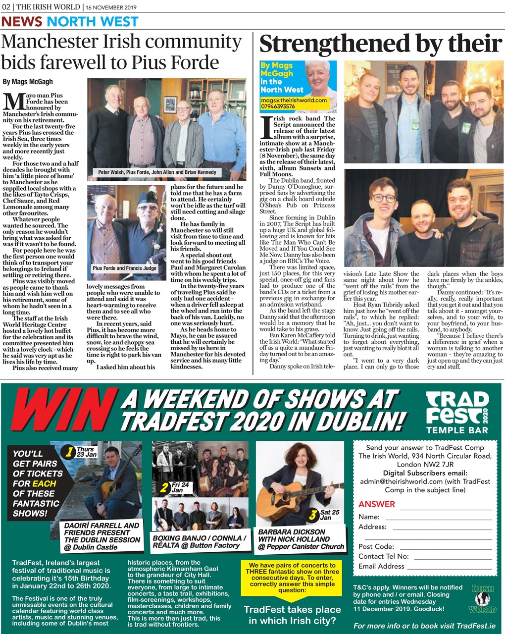 Irish World Preview Pages