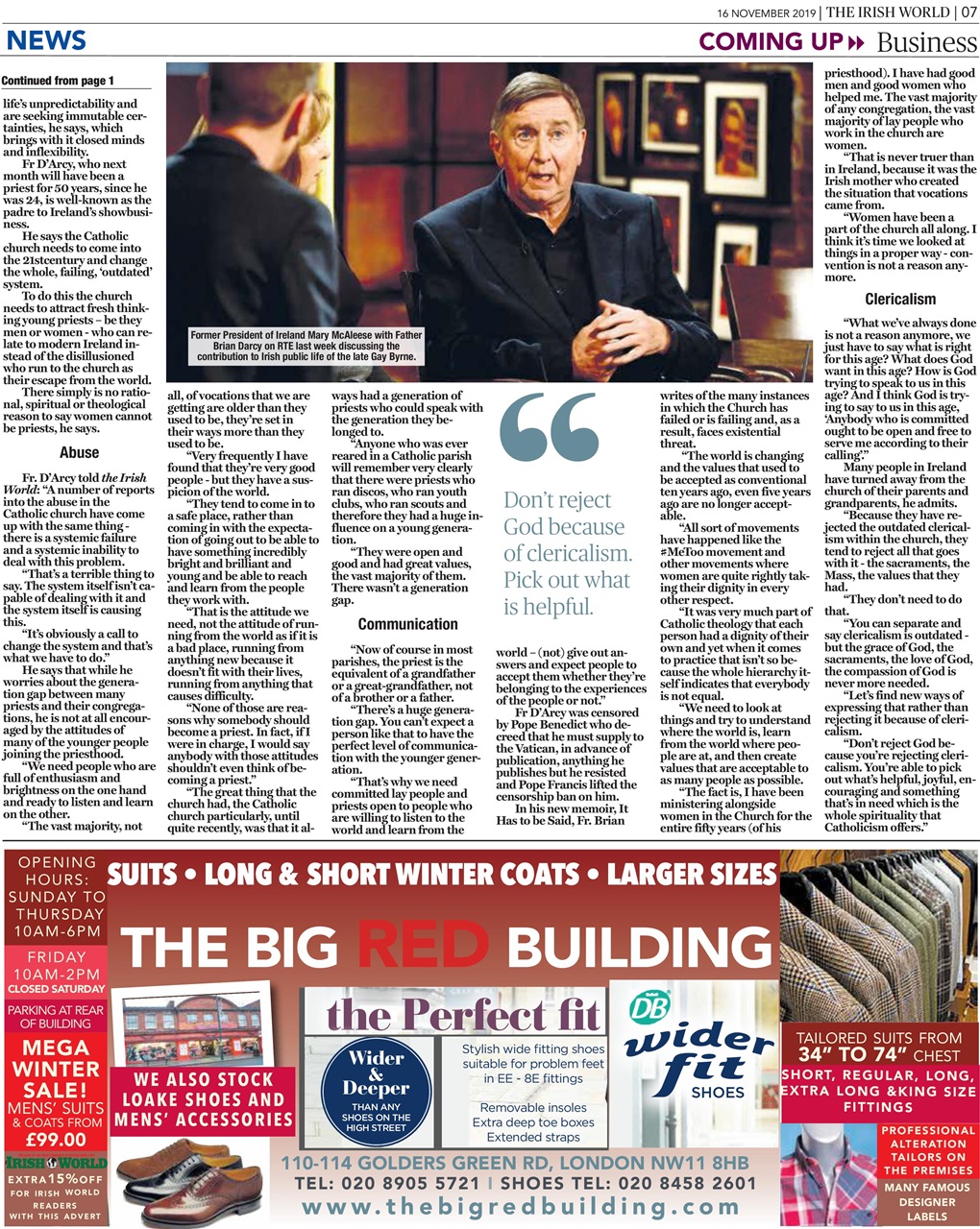 Irish World Preview Pages