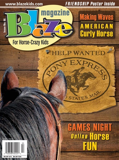 Blaze Magazine For Horse Crazy Kids issue 