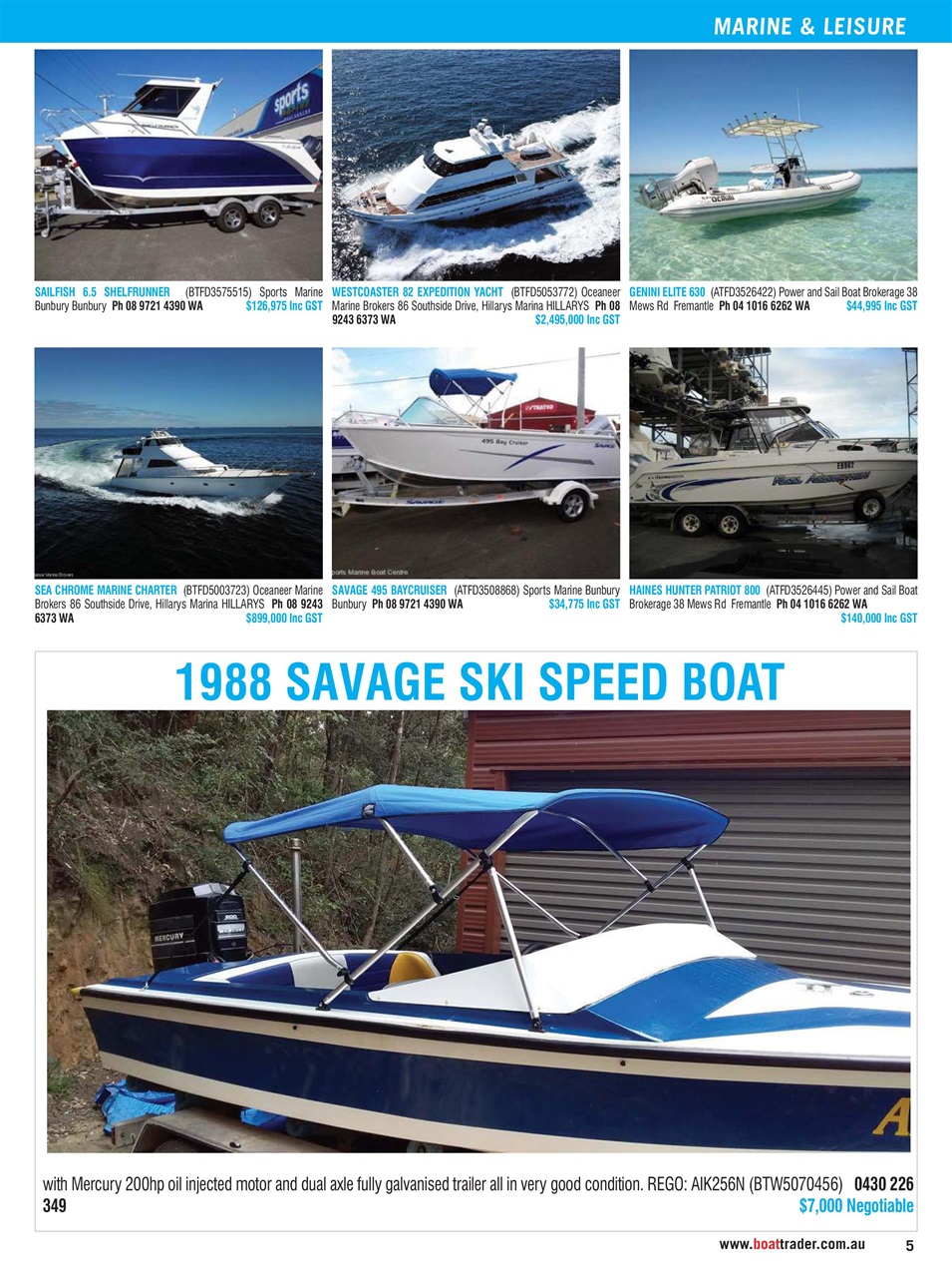 Boat Trader Australia Preview Pages