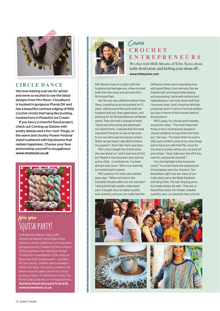 Inside Crochet Preview Pages
