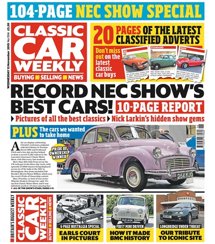 Classic Car Weekly issue 13th November 2019