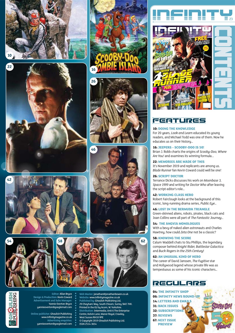 Infinity Magazine Preview Pages