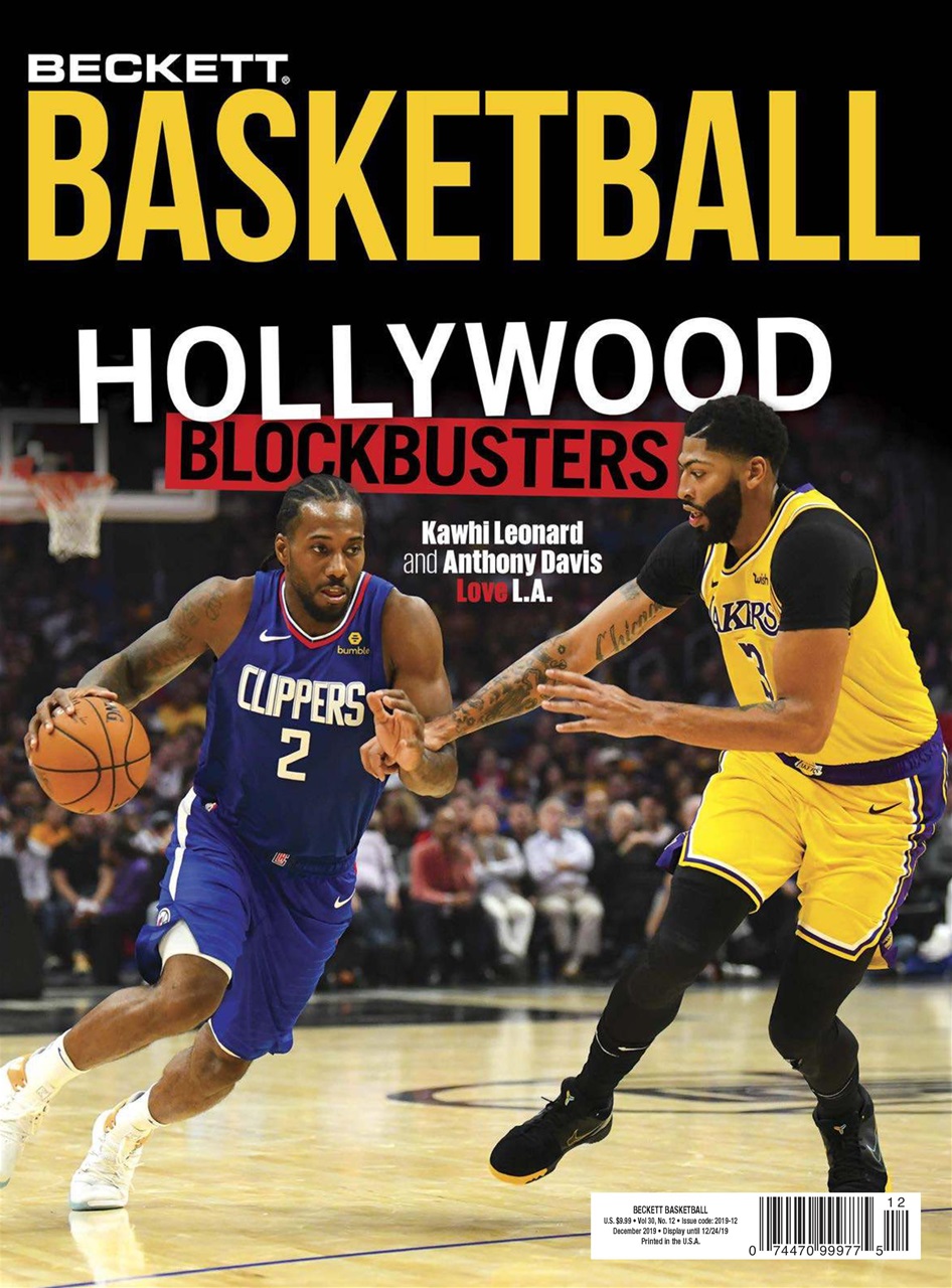 Beckett Basketball Magazine Preview Pages