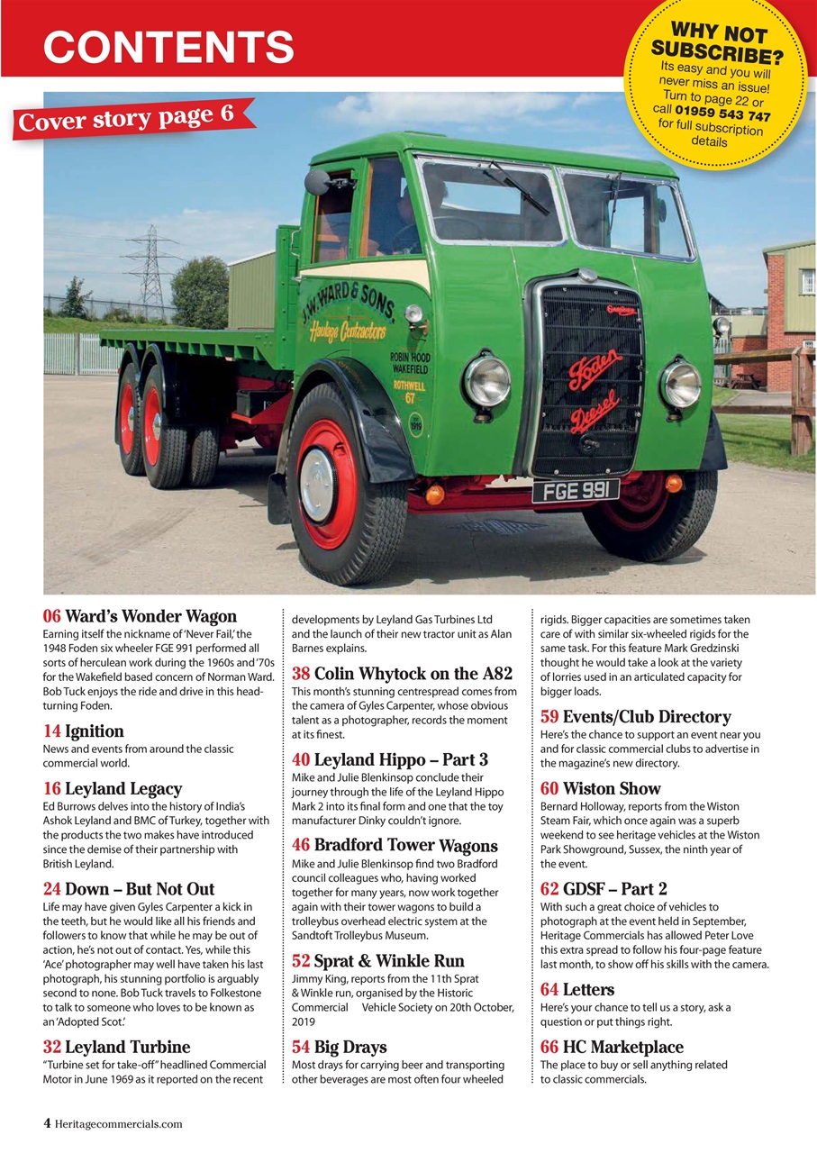 Heritage Commercials Magazine Preview Pages