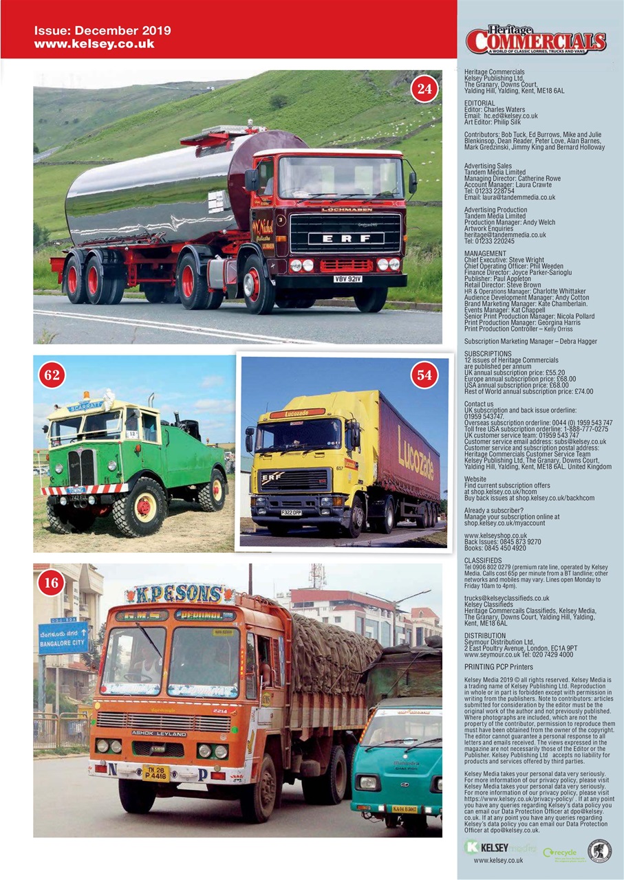 Heritage Commercials Magazine Preview Pages