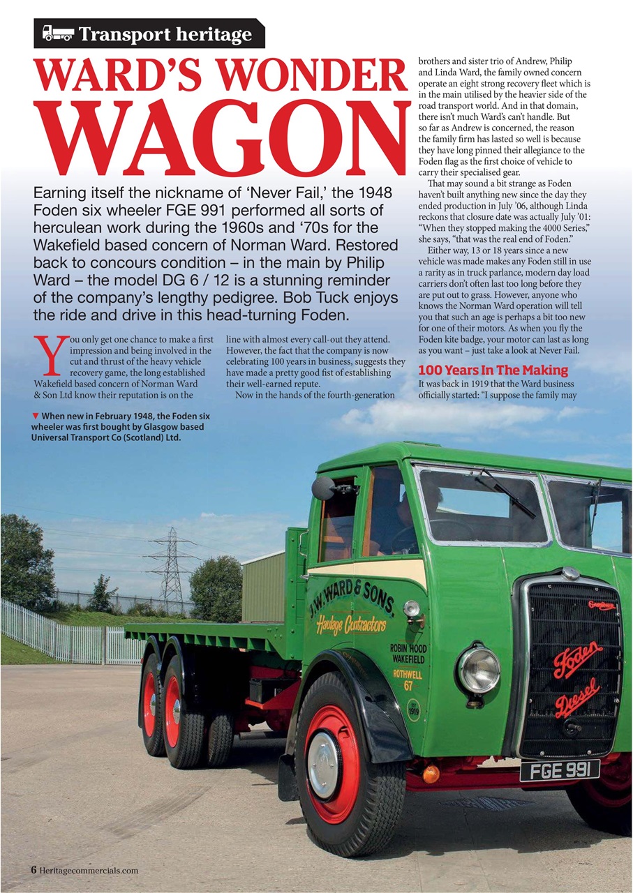 Heritage Commercials Magazine Preview Pages