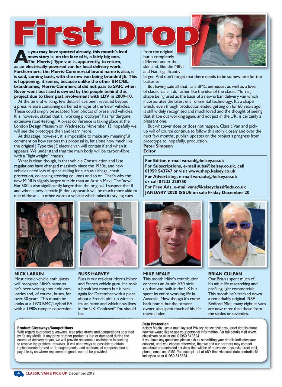 Classic Van & Pick-up Preview Pages